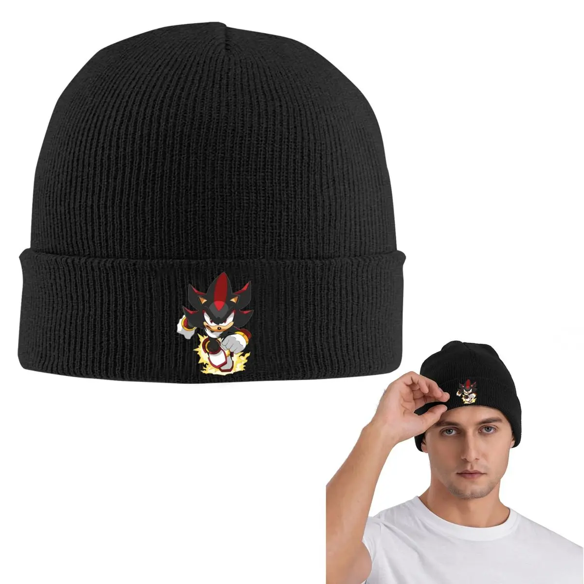 

Теплая вязаная шапка с тенями, шляпа в стиле хип-хоп, осенне-зимняя уличная шапка, шапки для взрослых унисекс