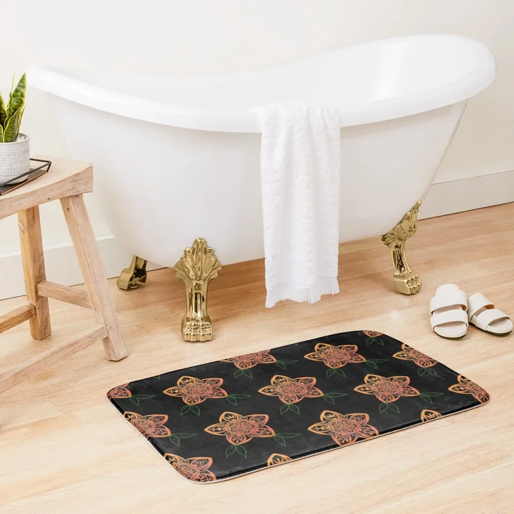 

Paopu Mandala Bath Mat Sets Of Bathroom Accessories Non-Slip And Washable Kitchen Carpet In The Bathroom Kitchens Mat