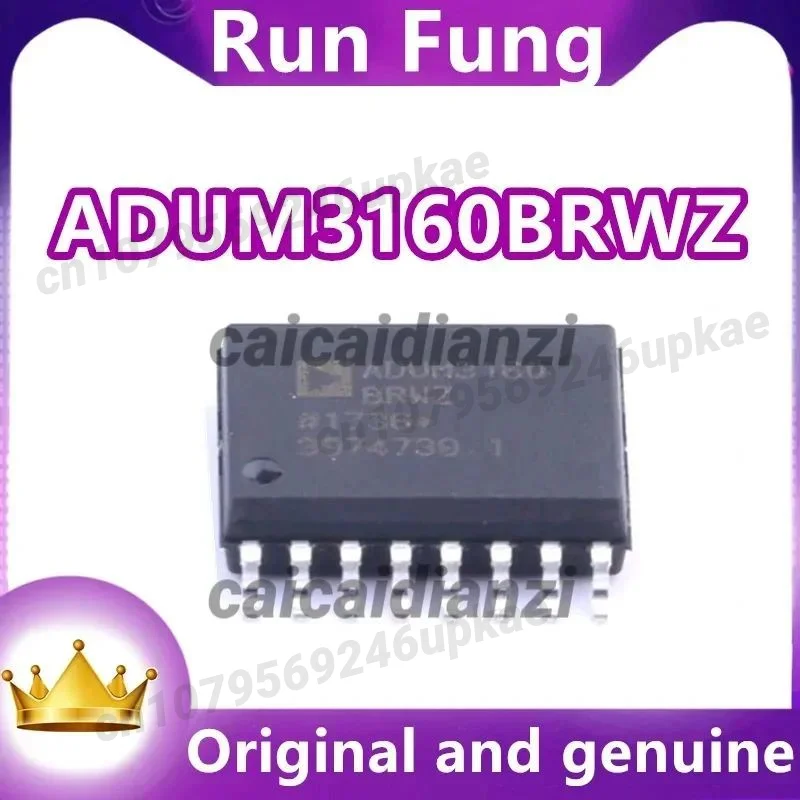 

ADUM3160BRWZ-RL ADUM3160 SOIC-16 USB-цифровой изолятор 2500Vrms 1 канал 12 Мбит/с 25 кВ/мкс CMTI 5 шт./лот Новый оригинал