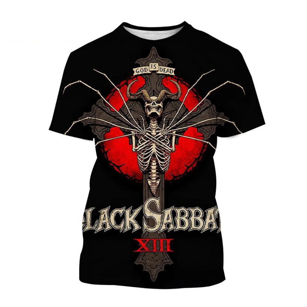 Summer fashion trend cool 3D printed printed T-shirt round neck short sleeved neutral casual comfortable top image 3