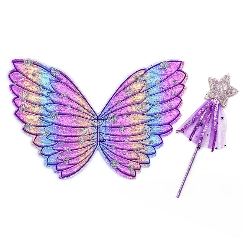 

Kids Girls Tutu Christmas Outfit Party Skirt Dance Ballet Butterfly Costume Wing Sets Children Suit Festival