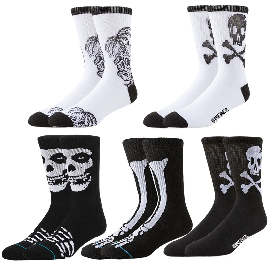 Chaussettes de sport pour hommes et femmes, style streetwear, chaussettes amusantes et joyeuses de style hip-hop