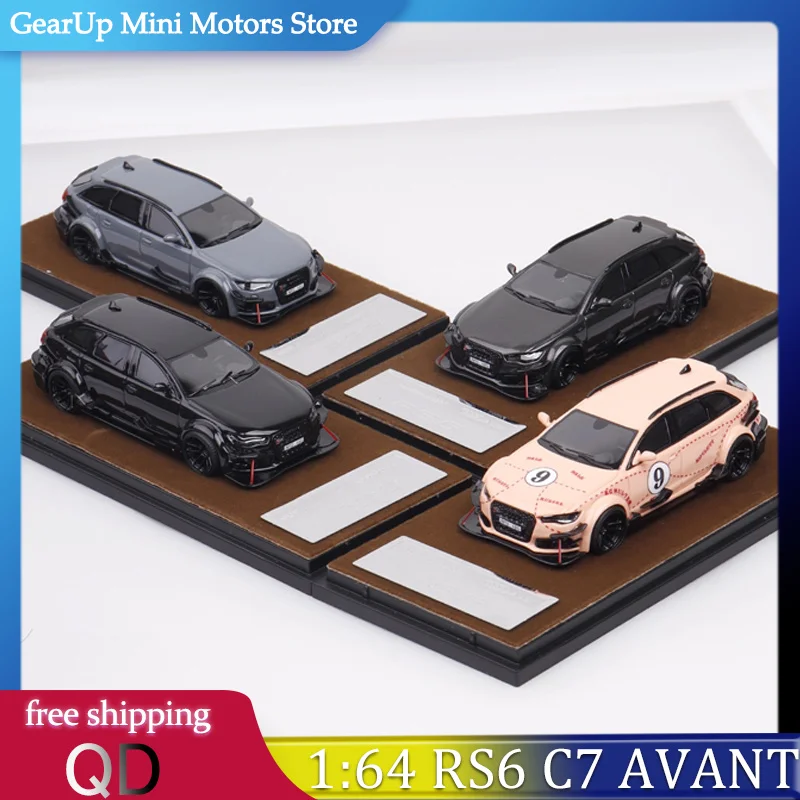 

QD 1:64 Audi RS6 C7 Avant DTM Wagon Resin Model Premium High-End Station Wagon Replica New Release Display for Audi Enthusiasts