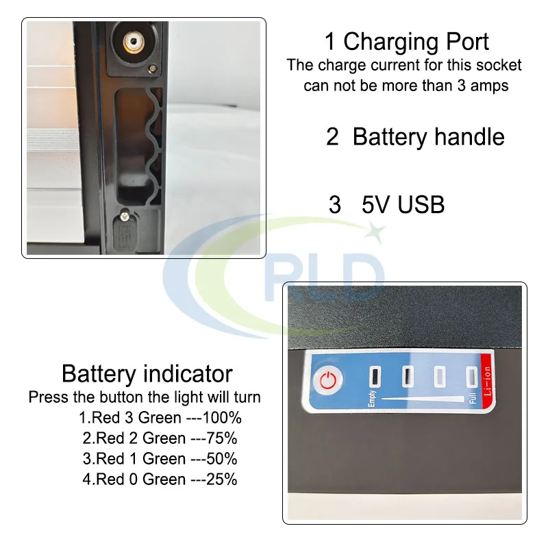 48V Rear Rack eBike Batter 36V 25Ah 35Ah 25.6Ah 28Ah Rechargeable Lithium Li-ion Batteries Electric Bicycle for 250W-1500W Motor