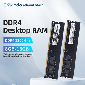 Envinda DDR4 PC RAM MEMORIA 8GB 16GB 3200MHz DIMMデスクトップコンピューターメモリラムサポートなしAMDマザーボード 8 Best Sales So Dimm DDR4 -3