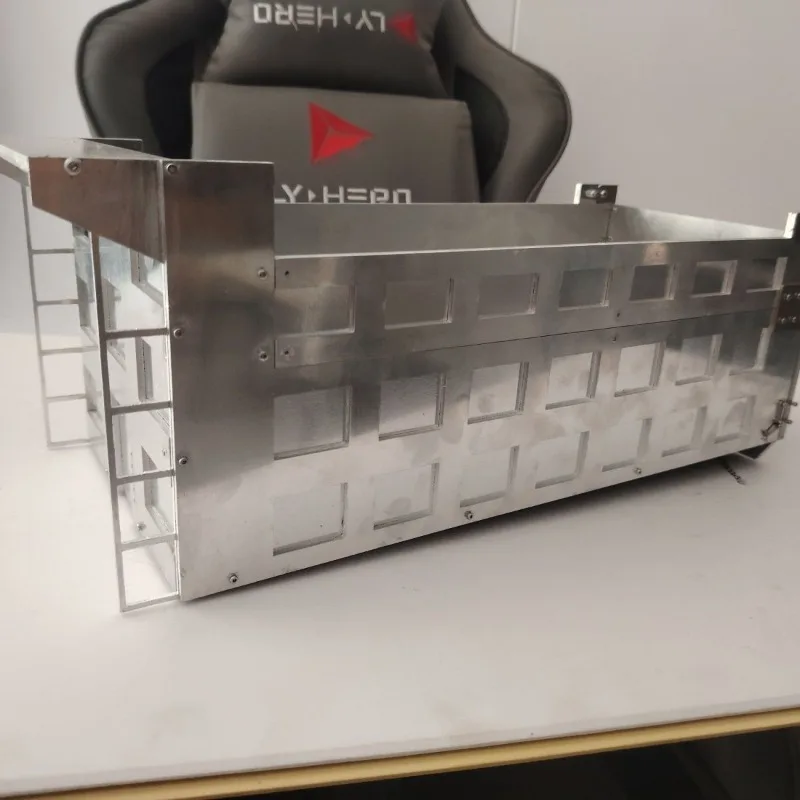 

Aluminum Alloy Cargo Bucket Cargo Box for 1/14 Tamiya RC Dump Truck SCANIA 770S VOLVO 750 Mercedes-Benz ACTROS 3363 MAN Car Part