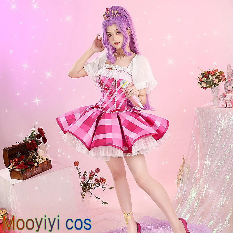 Aikatsu Kanzaki Mitsuki Cosplay costume Halloween Christmas Role Playing Party Comic 2024 New Mooyiyi cos S-L skirt