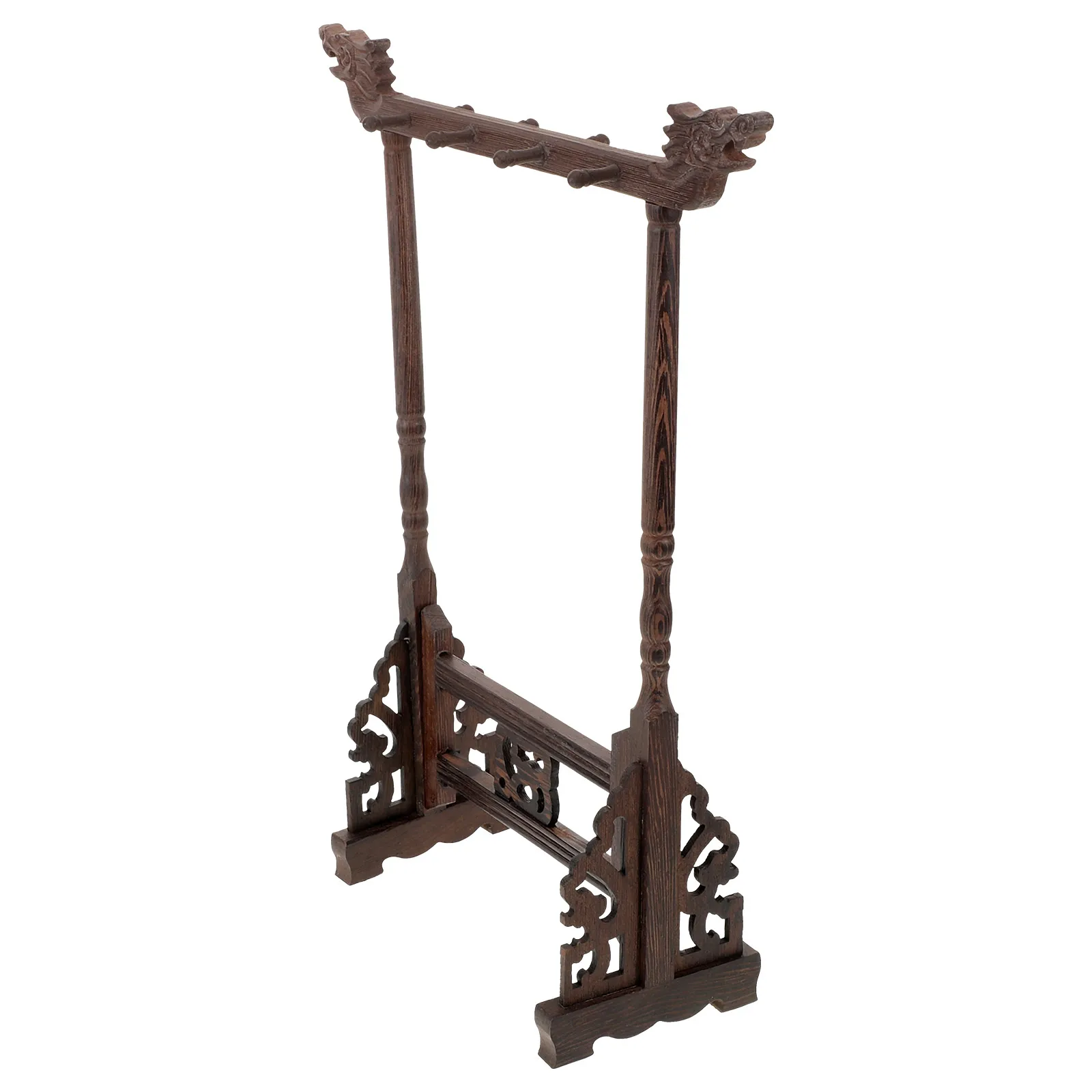 حامل فرشاة من الخشب الصلب، منظم تخزين قلم الخط، ديكور سطح المكتب، حامل فرشاة رسم بالحبر متعدد الأغراض للمكتب #2