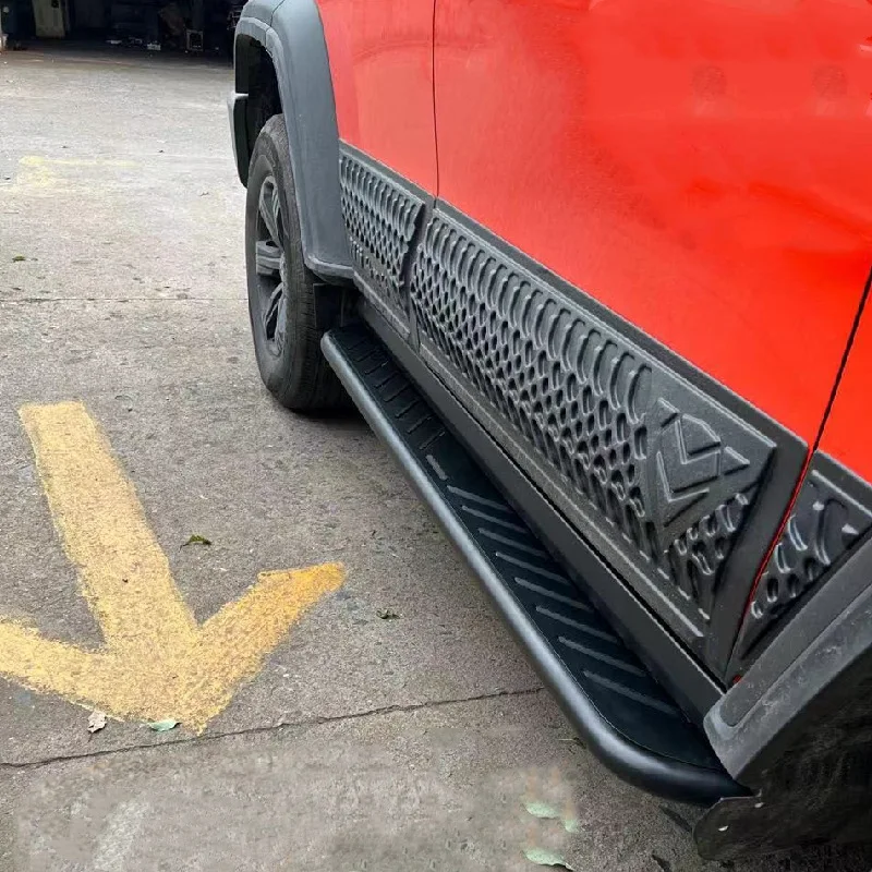 لوحات تشغيل أوتوماتيكية مضادة للصدأ، خطوات جانبية، دواسات قدم للسيارة، شريط Nerf للجدار العظيم Wey GWM Tank 300 #6