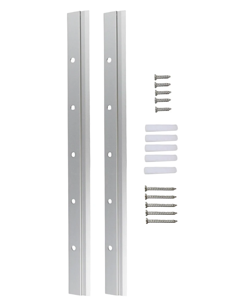 6inch Wall Hanging Strip Aluminum Wall Display Strips Concealed Fastener Near-flush Mounting Outdoor Compatible