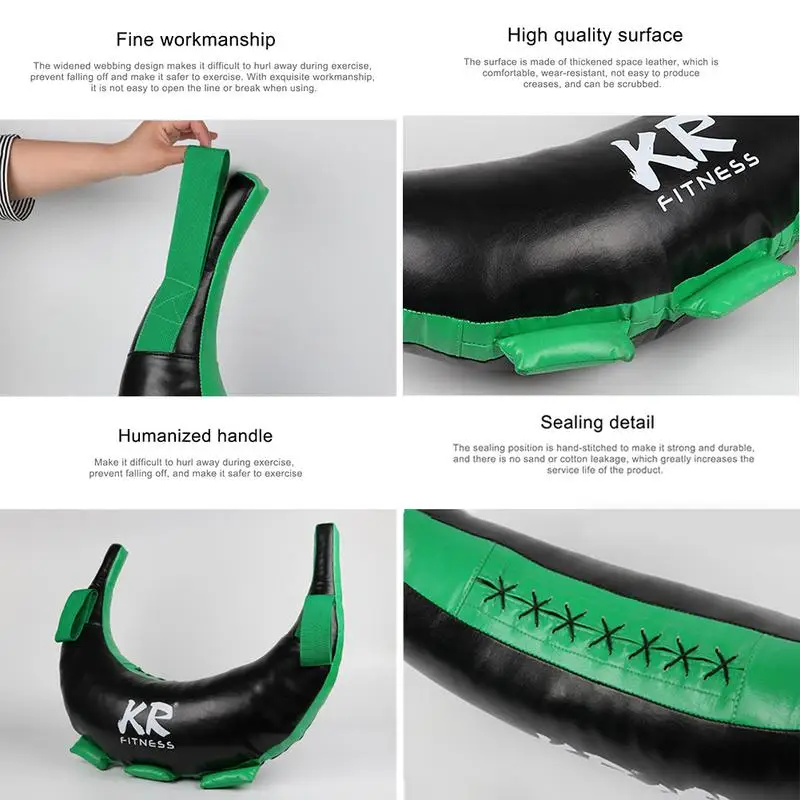 Workout Sandbag Croissant Weighted Bags For Training Functional Strength Training Dynamic Load Cultivate Endurance Exercises