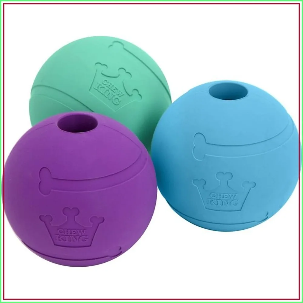 

Extremely Durable Natural Rubber Fetch Balls for Dogs - Pack of 3, 3 Inch