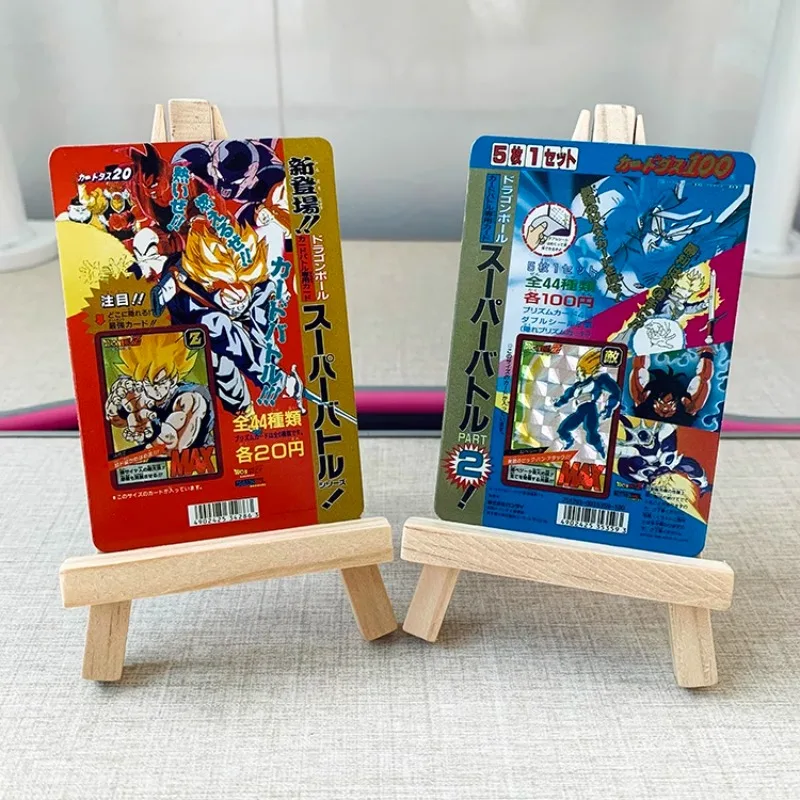 DIY Dragon Ball Z 1st To 6th Rounds Machine Head Paper Grid Refractive Flash Card Anime Peripheral Game Collection Card Holiday