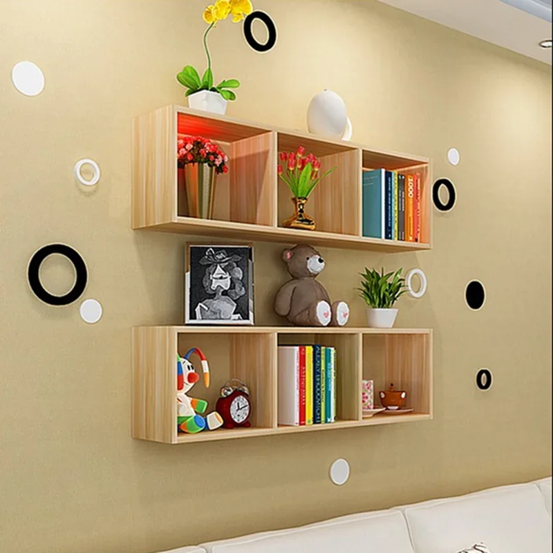 

Grid partition wall storage rack wall hanging bookshelf storage rack wall hanging bookshelf decoration bookshelf