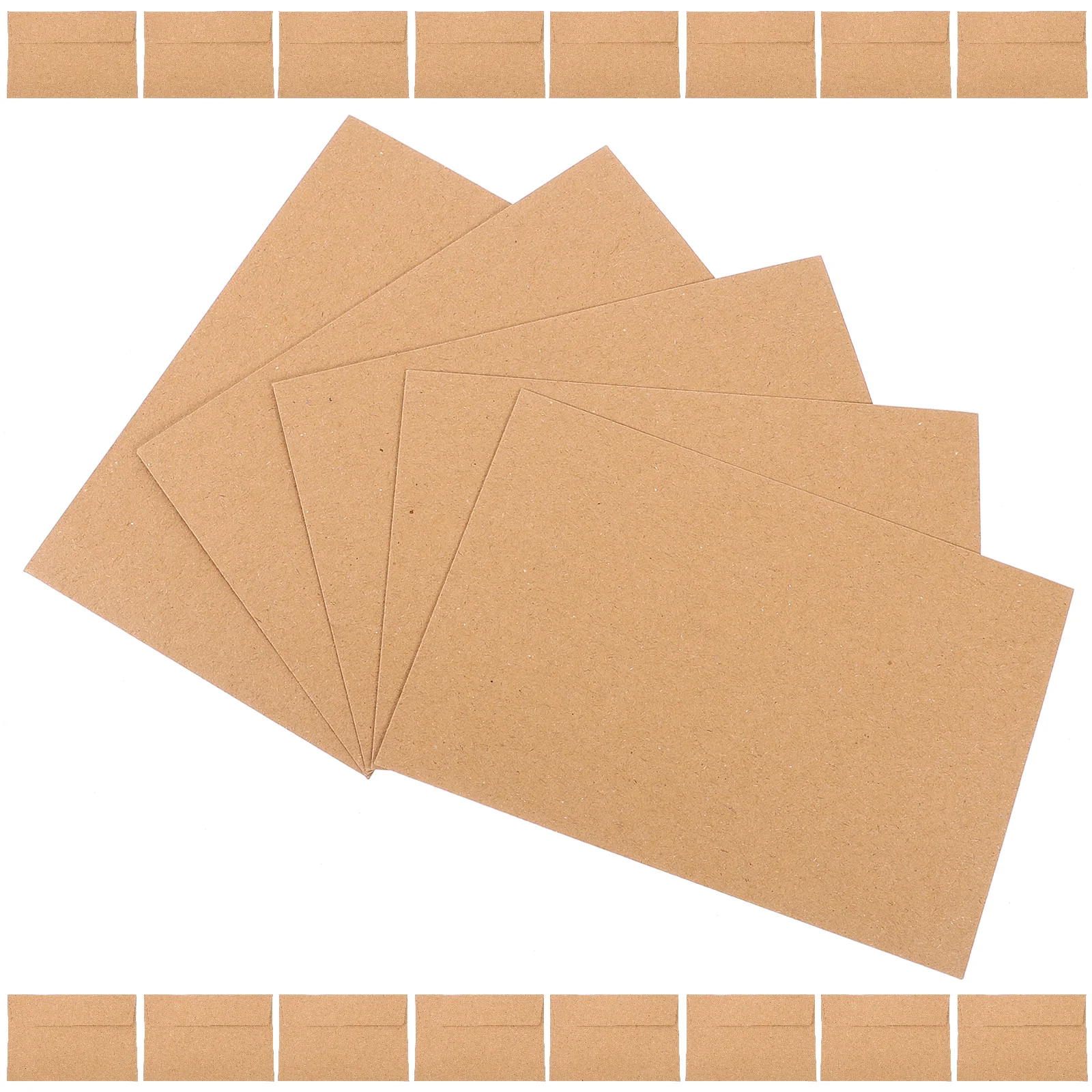 50 Stuks 50 Stuks Wenskaart Mailing Wrap Enveloppen Kaarten Zelfzegel Blanco Multifunctioneel Papier