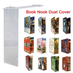 DIY Book Nook Dust Cover Transparent Cover For Miniatures Suitable for The World of Van Gogh Island of Love Bookstore Decoration