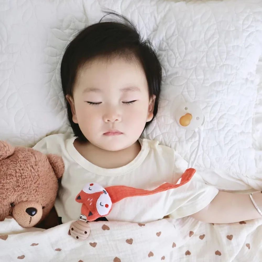 

Мультяшная детская тканевая цепочка для соски, кукла с изображением животных, анти-потерянная пустышка, держатель для коляски, подвесная веревка, прорезыватель для игрушек, ремни