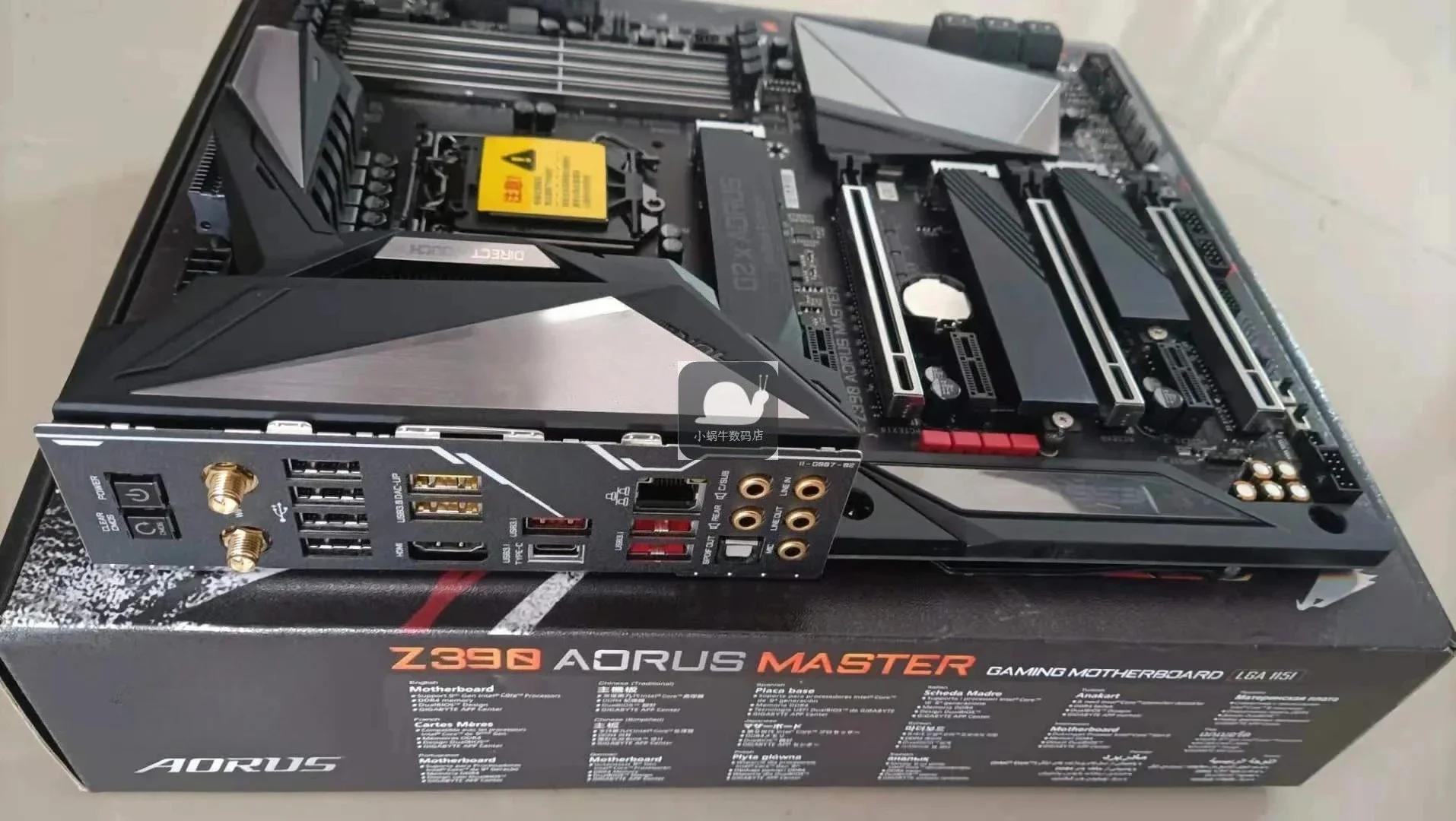 For Gigabyte Z390 AORI MASTER G2 flagship game main board 9900K
