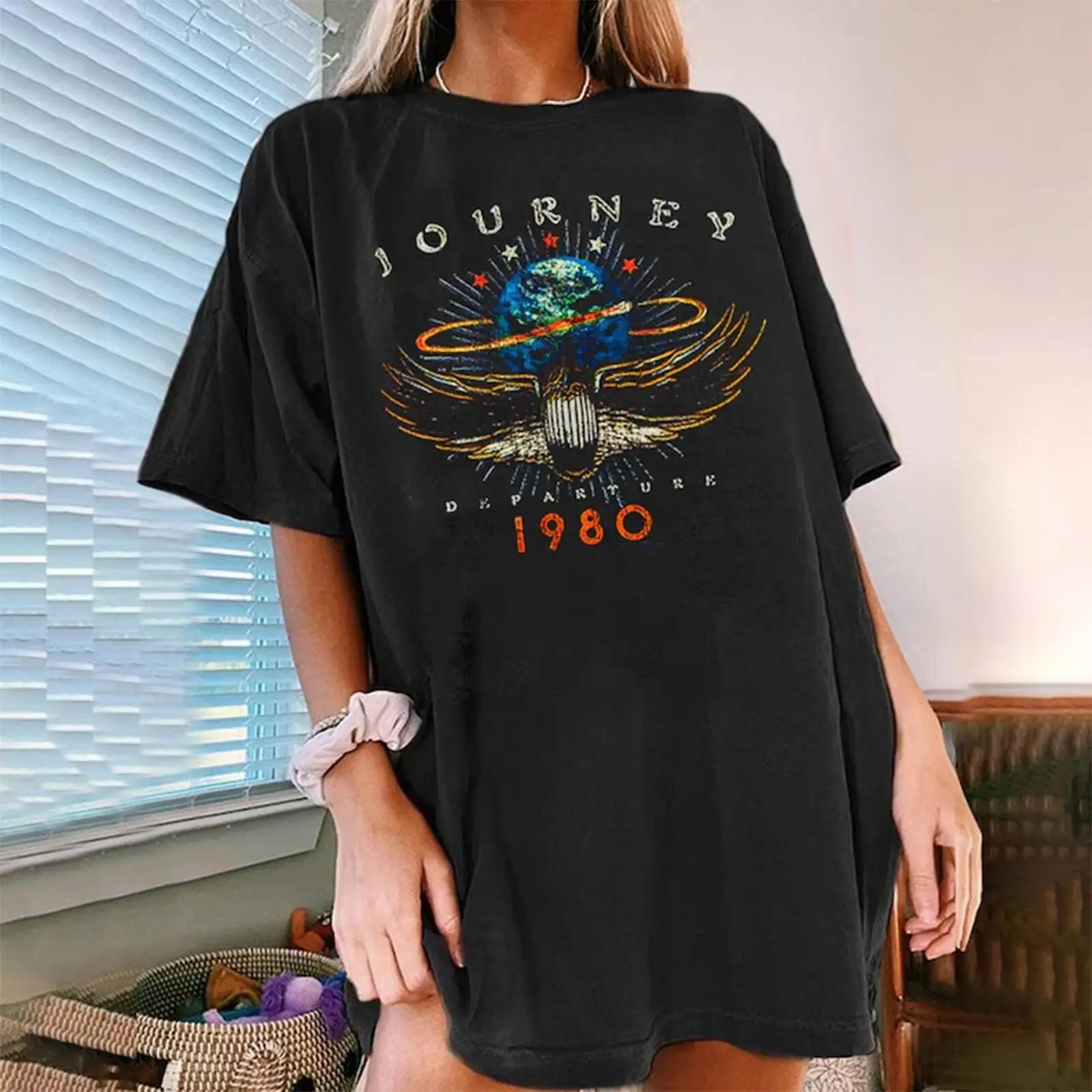 

Футболка Journey 2024 Tour Freedom, Journey Freedom Tour 2024 Shirt, Journey With