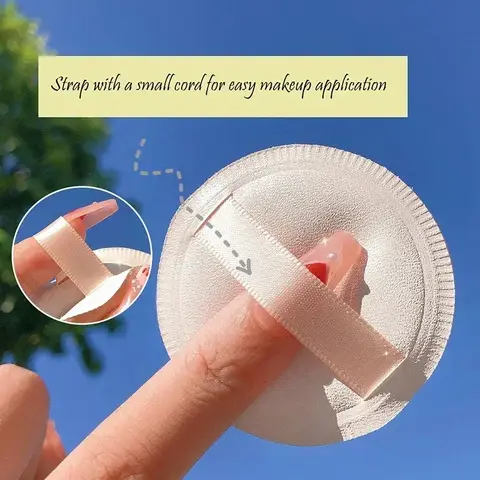 1-10 पीस गोल चौकोर त्रिभुज आकार मेकअप स्पंज पफ सूखा गीला दोहरे उपयोग वाला सॉफ्ट कॉटन कैंडी एयर कुशन फाउंडेशन पाउडर पफ 8 best sales मेकअप स्पंज ब्लेंडर - №8