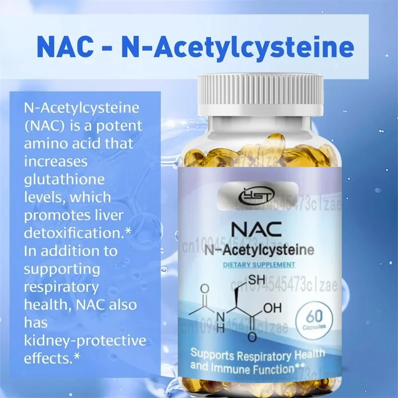 N-Acetylcysteine - Supports Respiratory Health and Immune Function, Promotes Liver and Kidney Detoxification