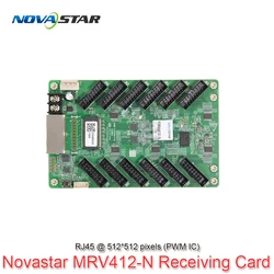 Full Color Light LED Display Receiving Card Novastar MRV412-N LED Screen Video Control Card With 12 HUB75E Ports 512x512 Pixels
