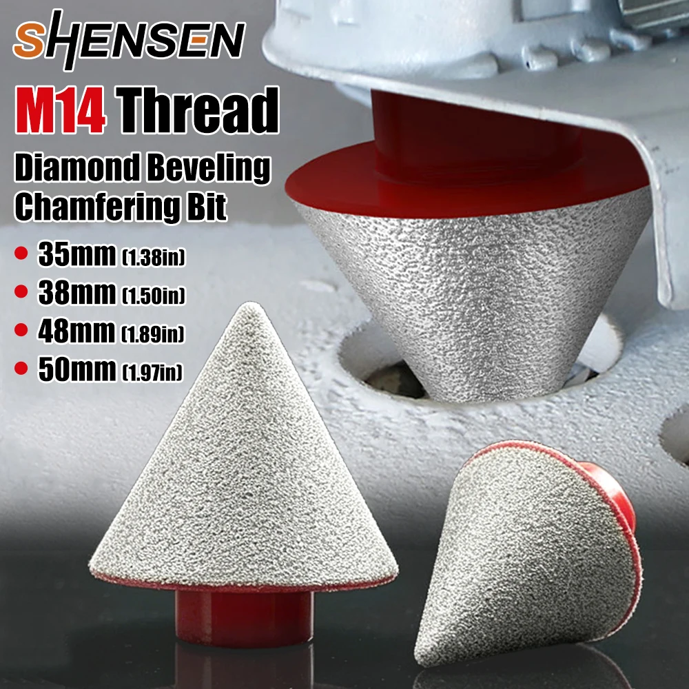

M14 diamond grinding chamfer drill bit, 35/50mm hole enlarging bit, suitable for drilling granite, marble and ceramic tiles