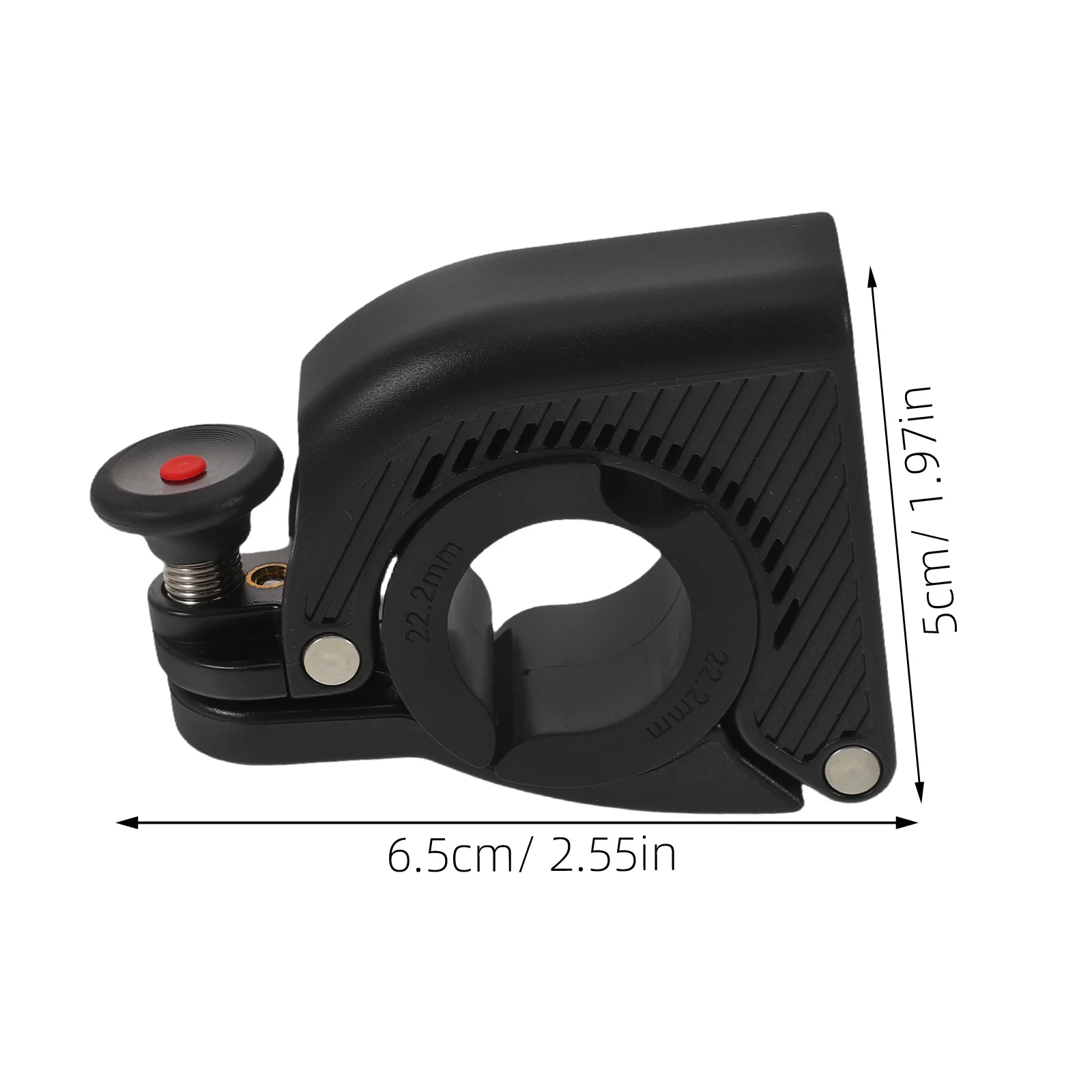 جرس دراجة غير مرئي من سبائك الألومنيوم خفيف الوزن للبالغين والأطفال، حلقة أمان عالية، مناسبة للطرق الجبلية