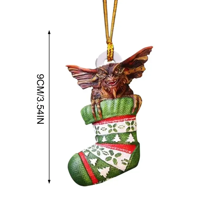 Car Accessories Tree Pendants Gremlins Fairy Christmas Socks Xmas Ornaments Christmas Tree Decorations Christmas funny gift