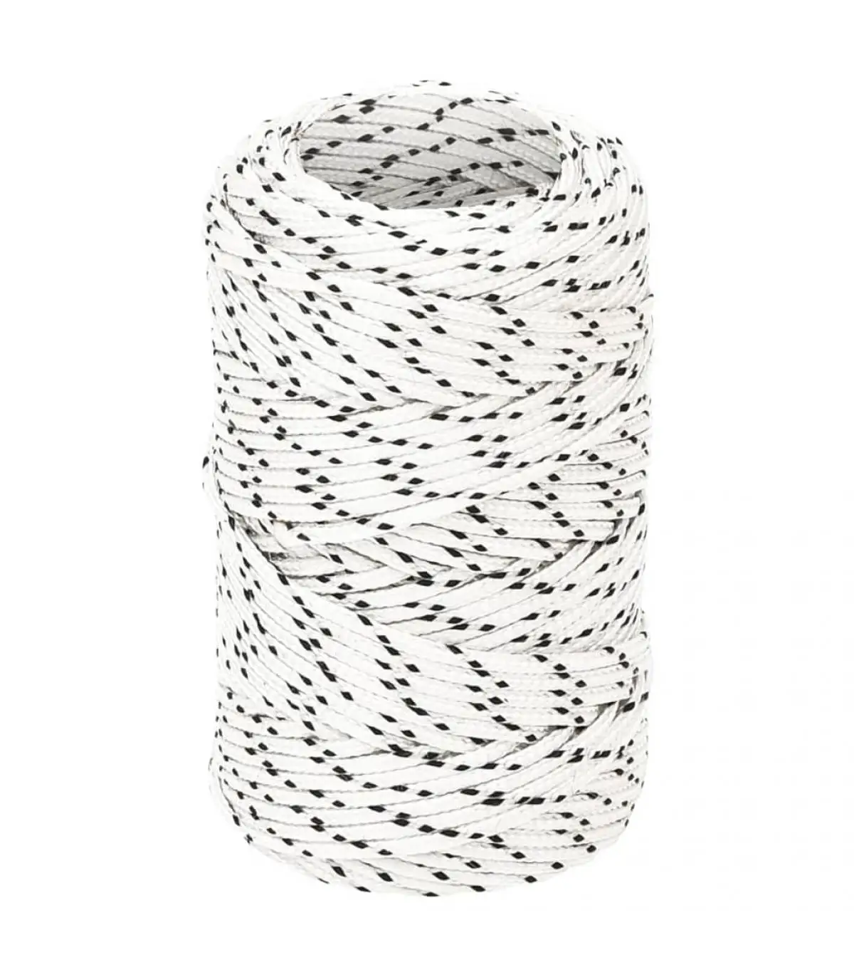 2 mm x 25 m White Polyester Braided Boat Rope & Ropes