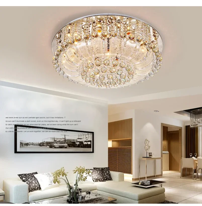 Modern Creative LED Crystal Ceiling Light Lamp Entrance Ligts Hall Light Aisle Lamp With 3w LED LED K9 Crystal Ceiling Lights