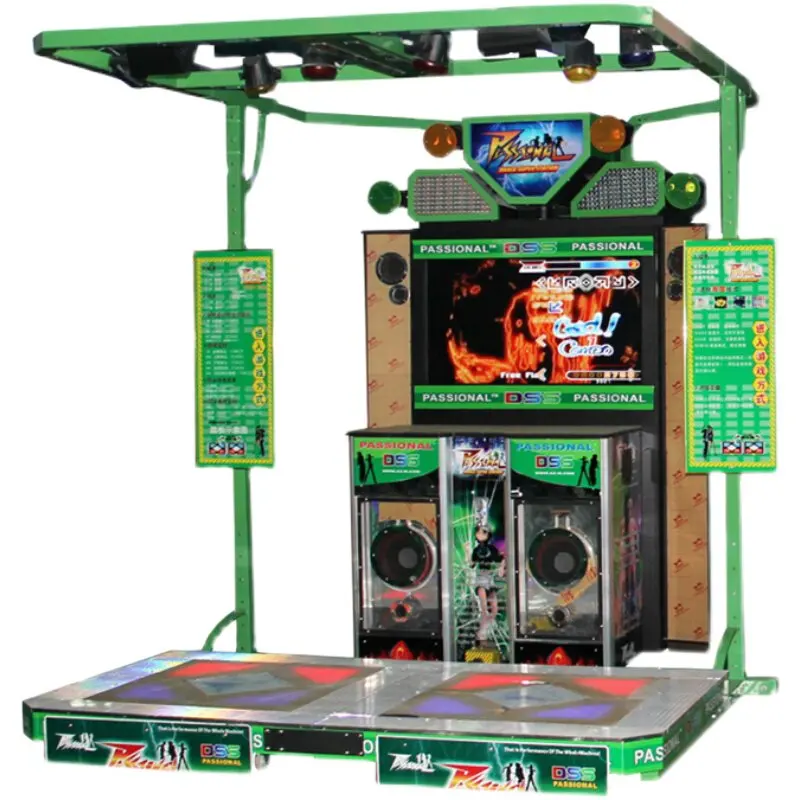 Dancing dance machine, fifth-generation 42-inch large-screen double coin-operated dance machine, large video game amusement
