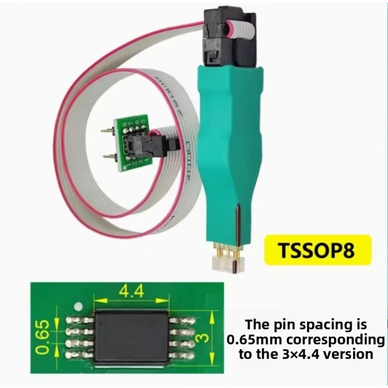 TSSOP8 Spring Probe 0.65mm EEPROM Flash Chip Burning Test Cable