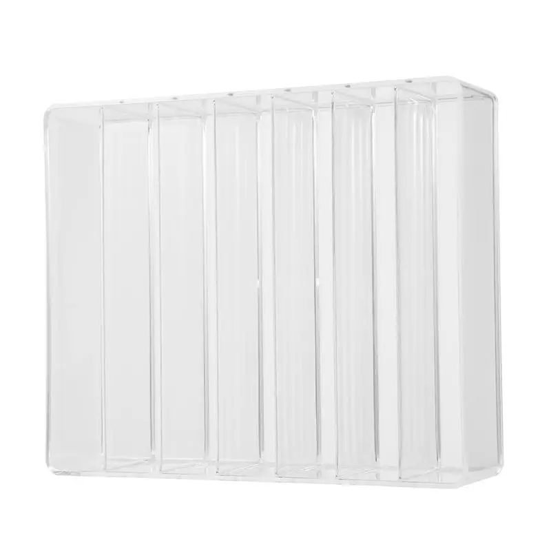 A96K-Eyeshadow Palette Organizer- 7 Section Divided Makeup Acrylic Palette Organizer Holder For Vanity Cosmetics Makeup