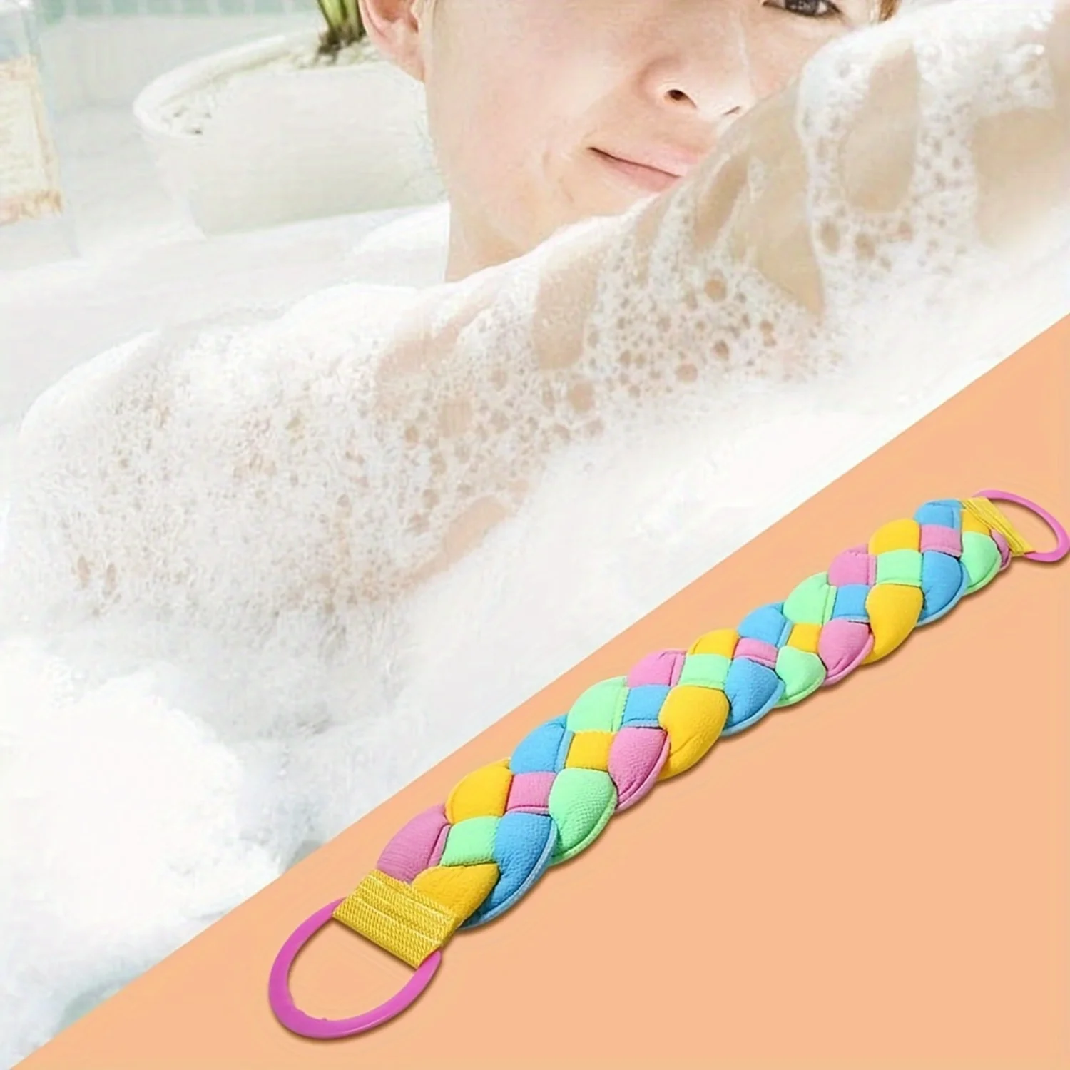 

3-Piece/6-Piece Exfoliating Bath Sponge Set - Soft Mesh Shower Scrubbers For Deep Clean & Massage, Random Colors