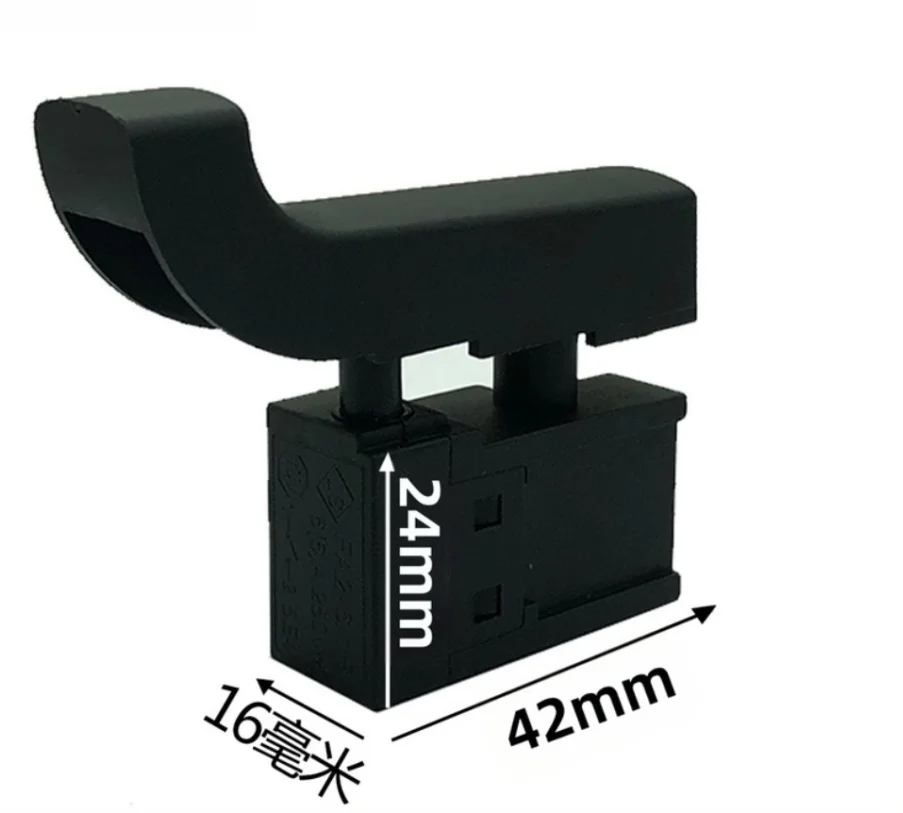 

Электрический выключатель для перфоратора, 30 мм, 26 мм, пластиковая запасная часть, 42x16 мм, пластиковый переключатель