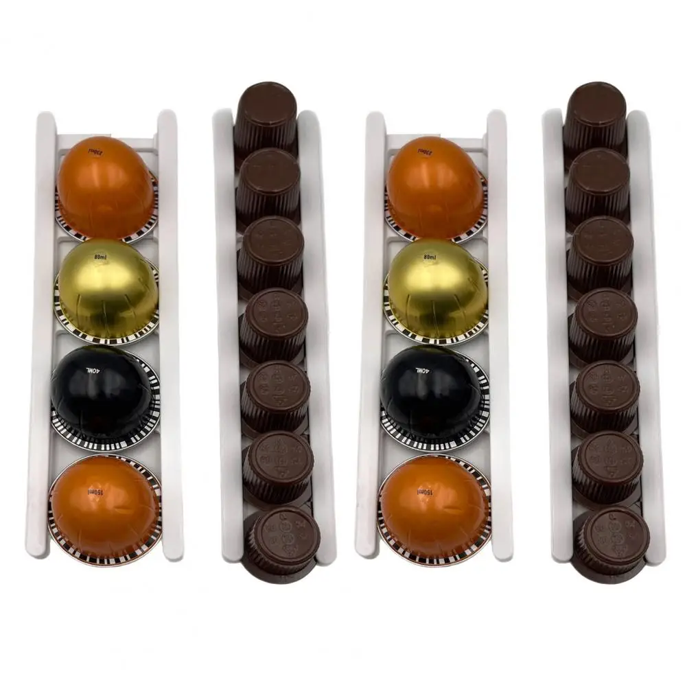 

Coffee Capsule Storage Rack Self-Adhesive Coffee Pods Holder Multi-layer Simple Installation Wall Mounted Coffee Capsule Rack