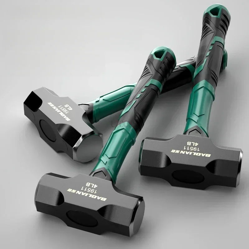 Antirust High Carbon Octagonal Hammer Solid and Multifunctional Household Wall Demolition Woodworking Sledge Hammer Hand Tools