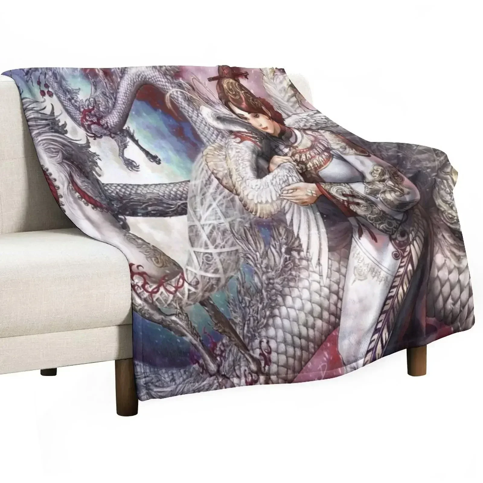 

Mystic Dreams Throw Blanket Stain Resistant Cozy Warm Blanket
