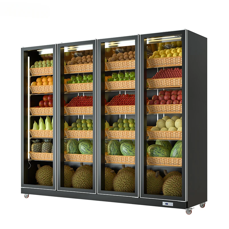 Refrigerated Fresh-keeping Cabinet Fridge Showcases for Vegetables