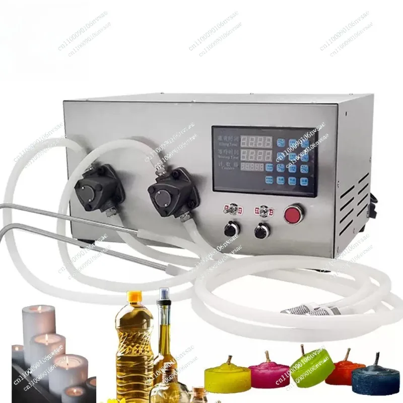 Double Head Butter Lamp Scented Candle Wax Filling Machine Industrial Automatic LZ-2