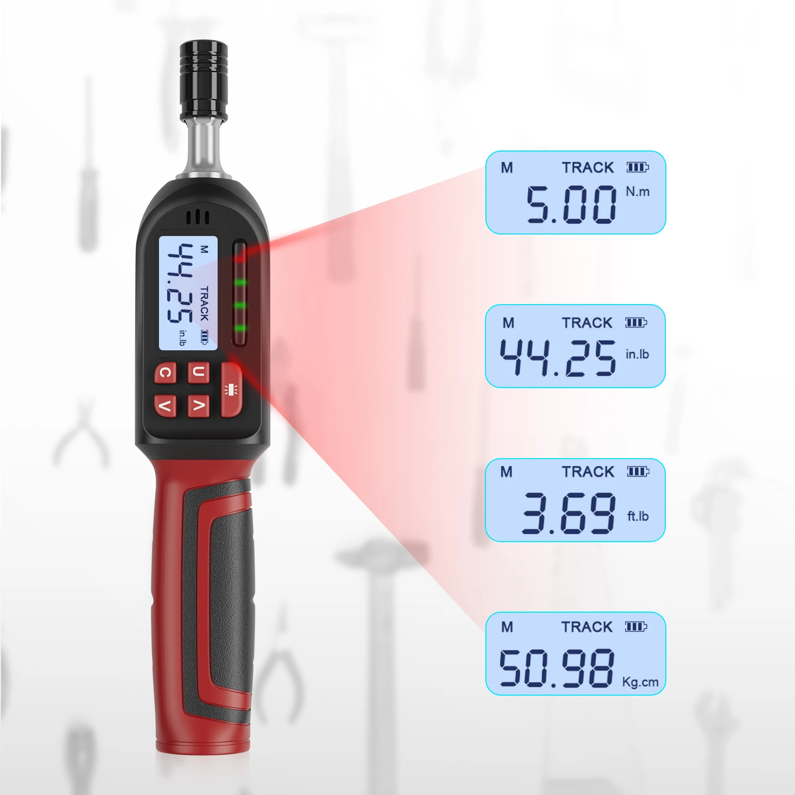 Autorevive Hot Selling Digital Torque Wrench 1/2 Square Drive  Torque Wrench