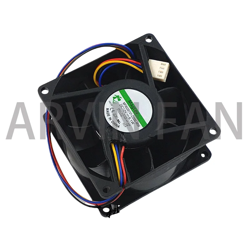 H814N-A00 MF80381V1-D000-M99 DC 12V 6.1W 4-wire 4-pin Connector 80mm 80x80x38mm Server Square Cooling fan