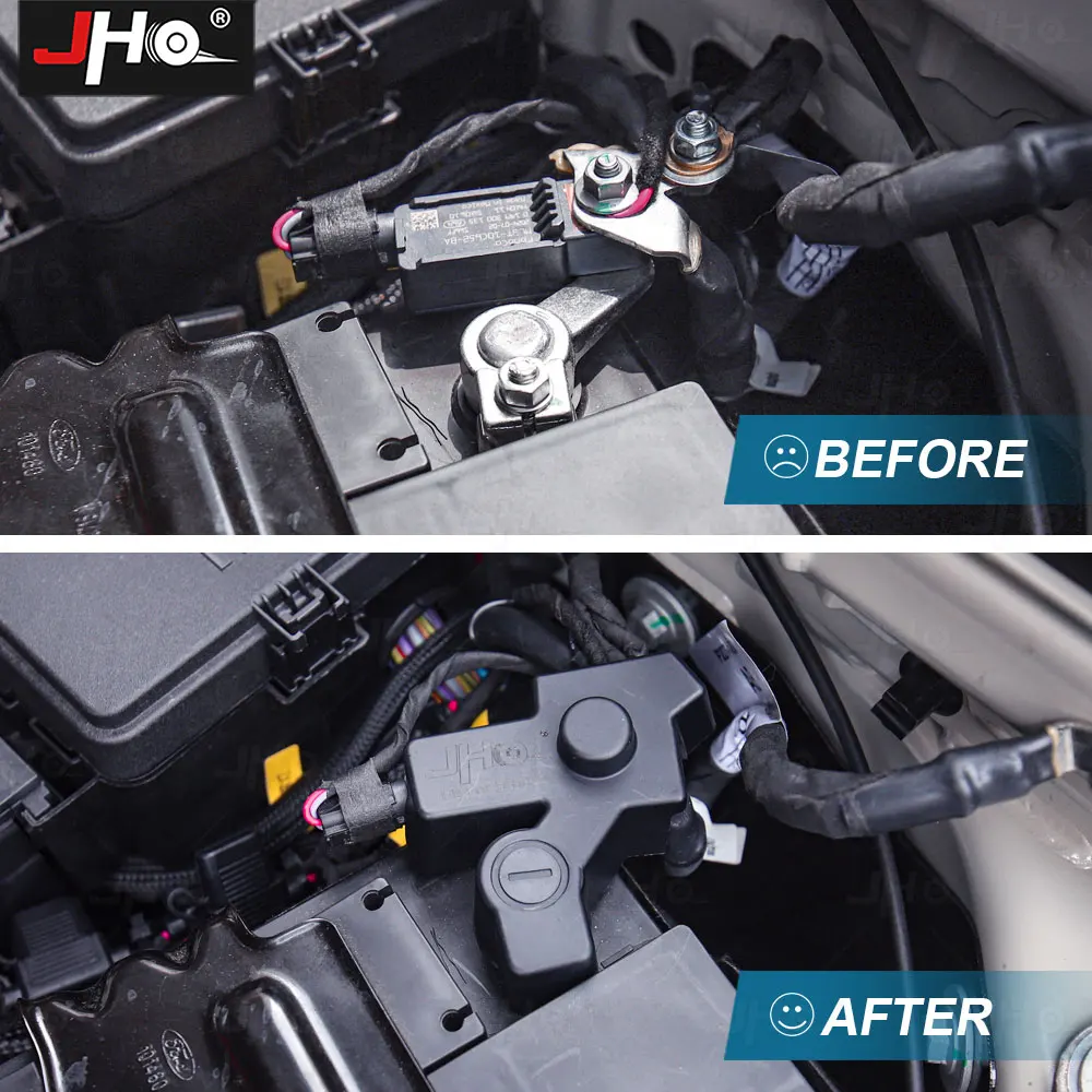 JHO Battery Power Negative Electrode Waterproof Protective Cap Cover For Ford Bronco 2022 2023 2024 Interior Accessories