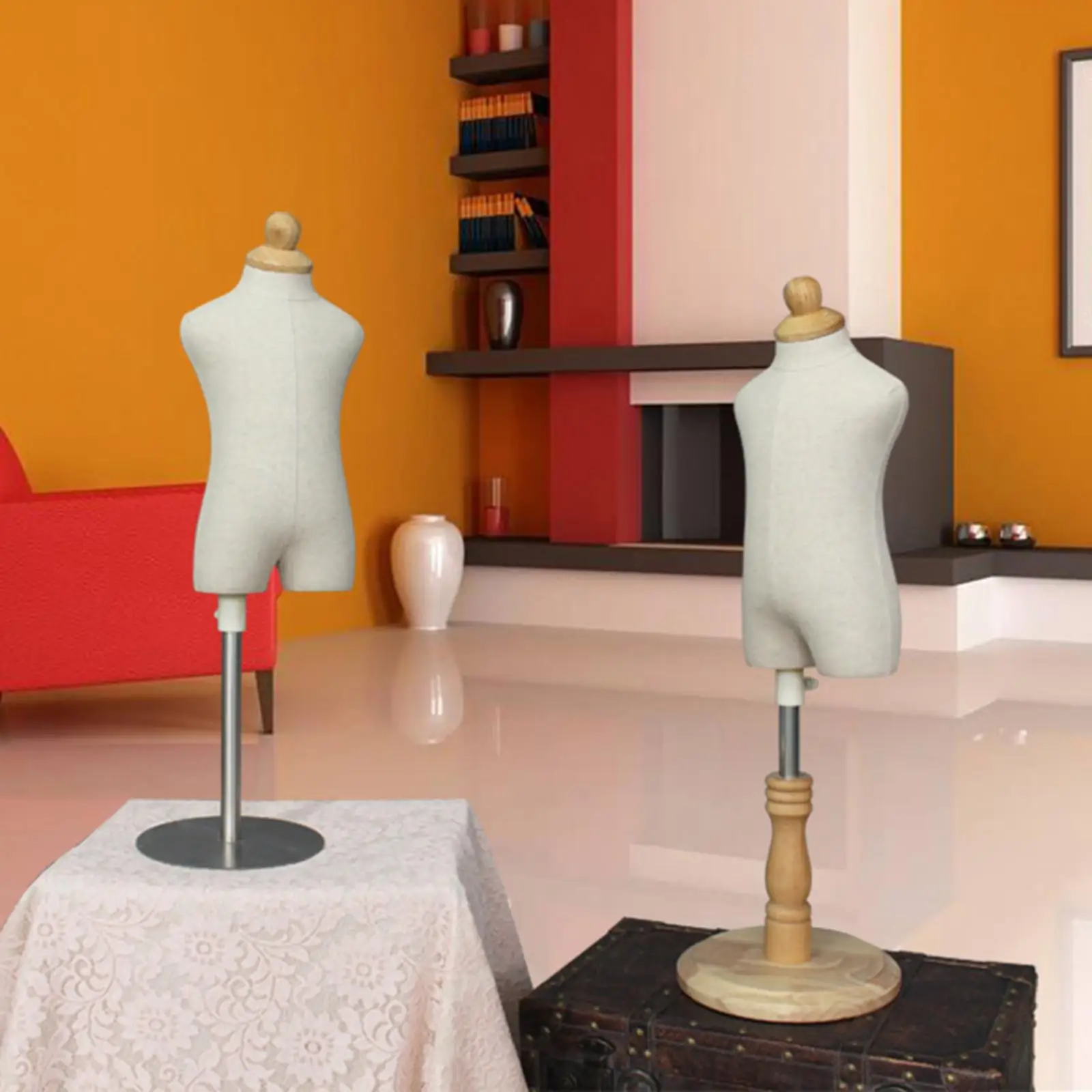 جذع الطفل الصغير، نماذج العرض للفتيات والفتيان من القزم لعروض الحرف اليدوية والخياطة