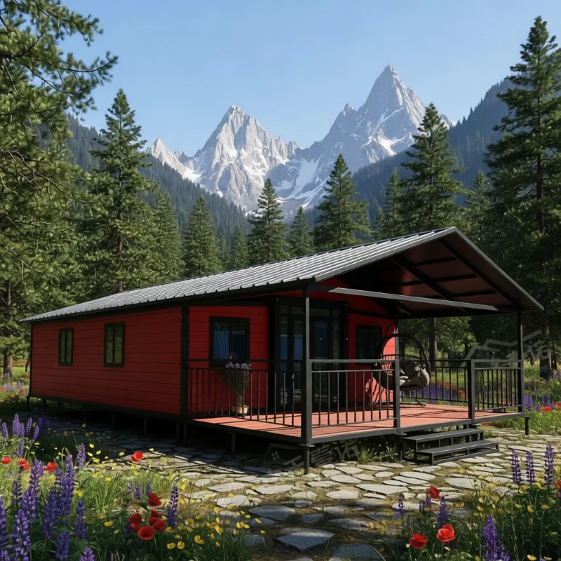 20Ft 40Ft Prefab Luxury Mobile Home Casas Prefabricadas Storage Folding Room Container Expandable House Prefabricated Tiny House