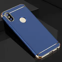 For Xiaomi Mi A2 Lite Phone Case, Luxury 3 In 1 Case Ultra Slim Hard Cover Casing