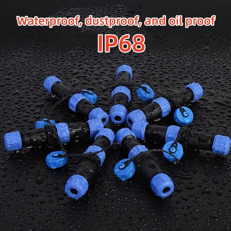 Waterproof Connector SP21 Outdoor Flame retardant, Waterproof Oil proof Aviation plug SP21, IP68 waterproof grade 2P/3P/4P/5P/7P