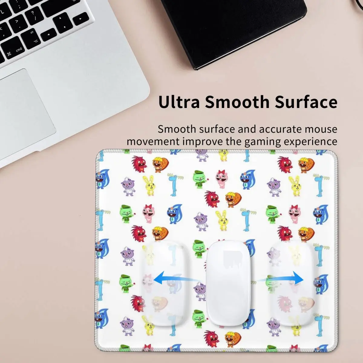 

Happy Tree Friends Mouse Pad Computer Keyboard Mouse Mat Gaming Laptop Desk Mat Office Accessories Table Mats