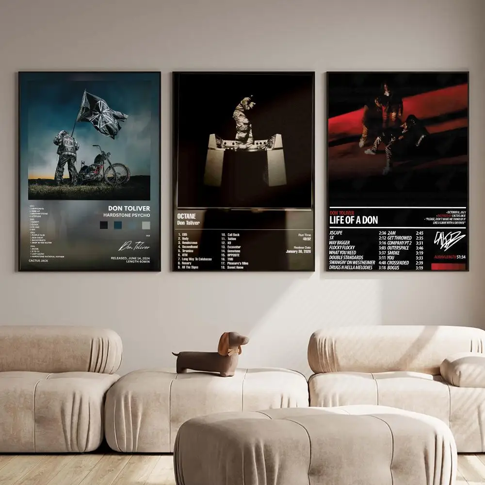Trap Rapper D-Don Toliver Album Poster PP Wall Decor Posters Celebrity Music Art Prints Bedroom Office Gift